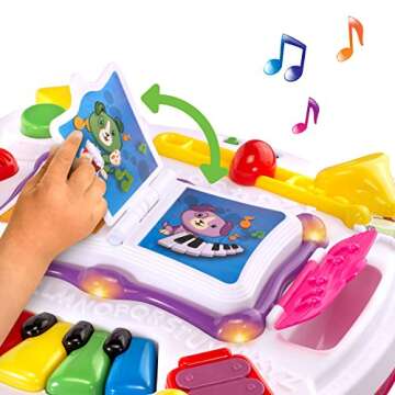 LeapFrog Learn and Groove Musical Table - Pink & Educational Fun