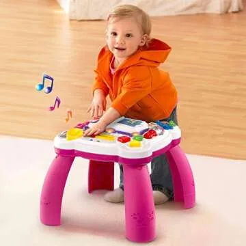 LeapFrog Learn and Groove Musical Table - Pink & Educational Fun