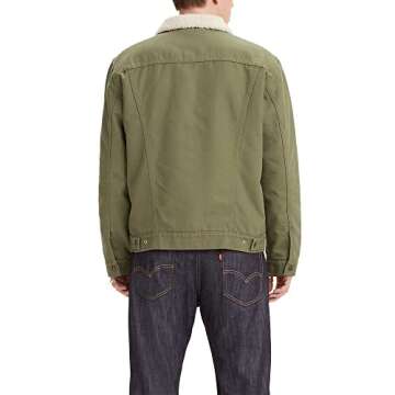 Levi's Men's Sherpa Lined Trucker Jacket for Style and Warmth