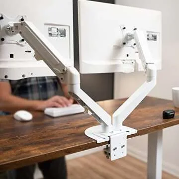 VIVO Steel Reinforcement Bracket Mount Plate for Thin, Glass, and Other Fragile Table Top Surfaces, ...