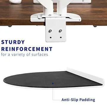 VIVO Steel Reinforcement Bracket for Secure Monitor Mounting