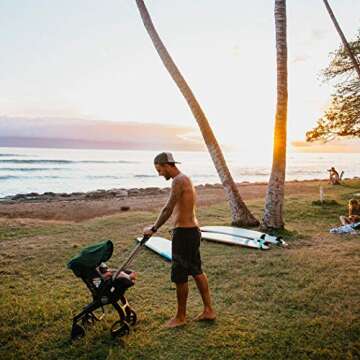 Doona Infant Car Seat & Latch Base – Storm (Grey) – US Version