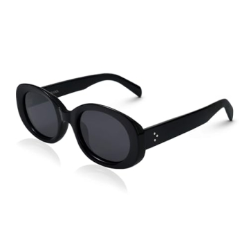 Zeelool Retro Oval Sunglasses for Women Polarized UV400 Protection 90s Sunglasses Vintage Shades