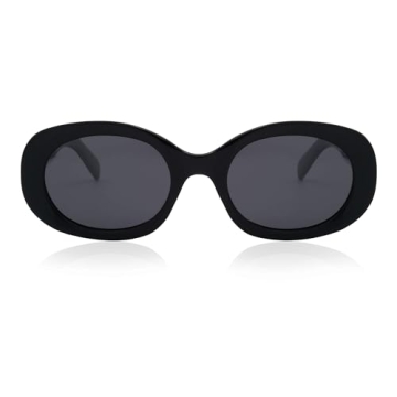 Vintage Zeelool Women Oval Sunglasses with Polarized UV400 Protection