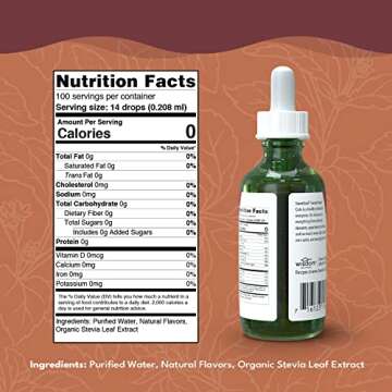 SweetLeaf Stevia Sweet Drops Cola - Liquid Stevia Drops Sweetener, Zero Calorie, Non-GMO Flavored St...