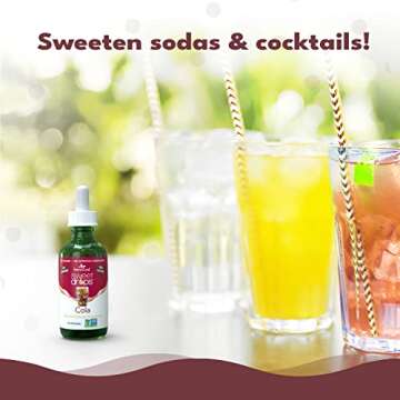 SweetLeaf Stevia Sweet Drops Cola - Liquid Stevia Drops Sweetener, Zero Calorie, Non-GMO Flavored Stevia Liquid Sugar Substitute for Sugar-Free Sodas, Mixed Drinks, 2 Fl Oz