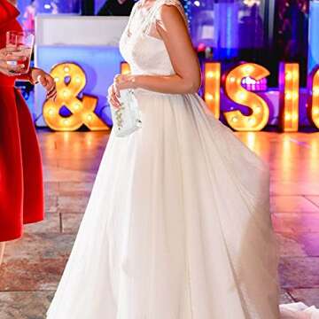 Bride Clutch Purse Acrylic MRS Evening Bag Handbag for Women Wedding Day Bridemaid Party Dinner Prom White 6.93"*1.77"*3.86"