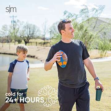 Simple Modern Insulated Tumbler with Lid and Straw | Iced Coffee Cup Reusable Stainless Steel Water Bottle Travel Mug | Gifts for Women Men Her Him | Classic Collection | 16oz | Midnight Black