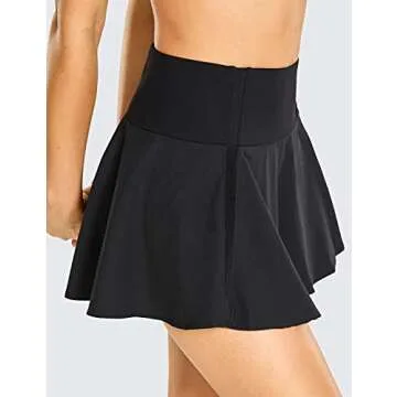 High Waisted Pleated Tennis Skirt for Women