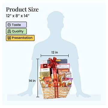 Broadway Basketeers Gourmet Gift Basket Snack Gifts for Women, Men, Families, College – Delivery for Valentines Day, Appreciation, Thank You, Congratulations, Corporate, Get Well Soon Care Package