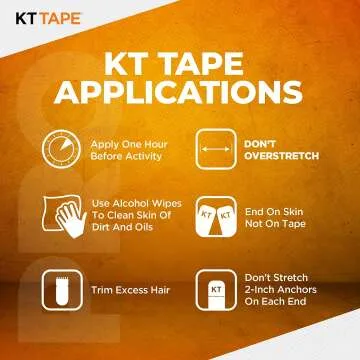 KT Tape Pro 20 Precut Synthetic Kinesiology Tape