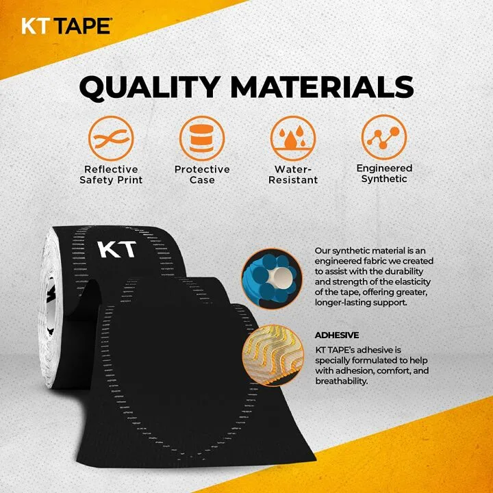 KT Tape Pro 20 Precut Synthetic Kinesiology Tape