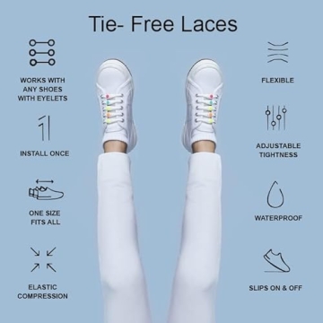 HICKIES No Tie Elastic Shoelaces Multicolor for Every Shoe