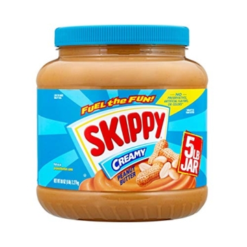 SKIPPY Creamy Peanut Butter 5 lb - Perfect for Spreads & Recipes