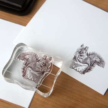 Inkadinkado Embossing Powder Tool for Stamps, 1.5'' W x 2.5'' L