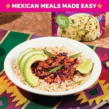 SOMOS Cilantro Lime White Rice Quick Meal for Burrito Bowls
