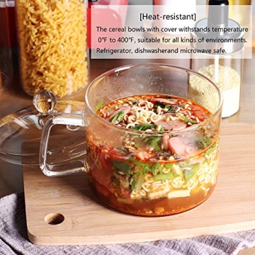 Mini Glass Bowl with Lid and Handle – Perfect for Cooking
