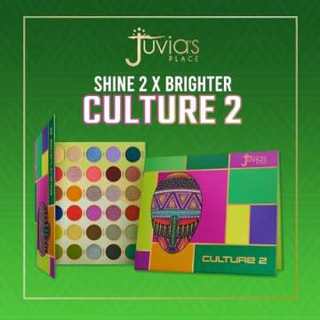 Juvia's Place Culture 2 Eye Shadow Palette 30 Vibrant Colors