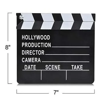 ArtCreativity Movie Clapboard for Hollywood Party Fun