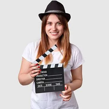 ArtCreativity Movie Clapboard for Hollywood Party Fun