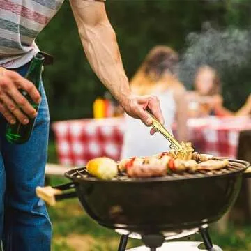 2 Pack 9 Inch Gold Serving Tongs,Buffet Tongs,Stainless Steel Food Tongs Appetizer Tongs,Salad Tongs Gold Kitchen Tongs Serving Utensils