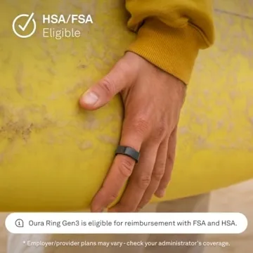 Oura Ring Gen3 Horizon - Health Tracking Smart Ring - Titanium