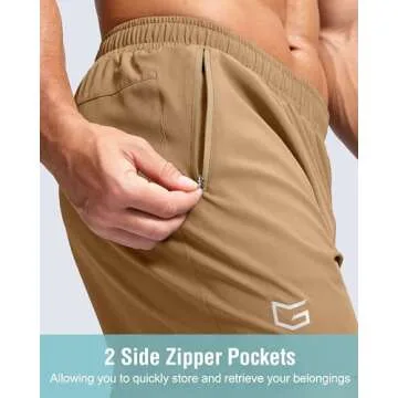Quick Dry Men's Athletic Running Shorts with Pockets