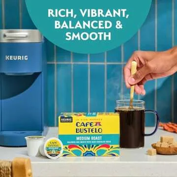 Café Bustelo Medium Roast K-Cup Pods for Rich Flavor