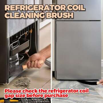 Holikme Dryer Vent Cleaner Kit 2 Pack Dryer Lint Brush Vent Trap Cleaner,Dryer Vent Brush,Long Flexible Refrigerator Coil Brush Radiator Brush 27 Inch