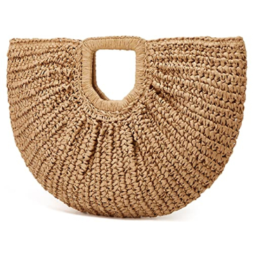Stylish Handwoven Straw Beach Bag for Women 2023