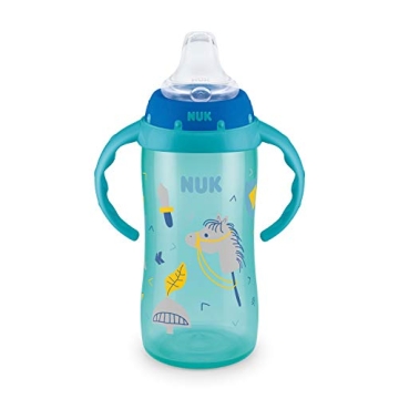 NUK Large Learner Sippy Cup - Spill-Proof, Soft Spout for Easy Transition