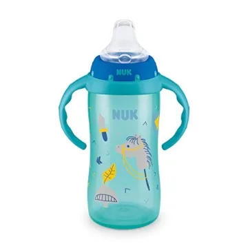 NUK Large Learner Sippy Cup - Spill-Proof, Soft Spout for Easy Transition