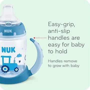 NUK Large Learner Sippy Cup Spill-Proof Soft Spout 10 Ounce
