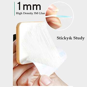 BeiLeiNiceHK Adhesive Utility Hooks 4 Pack White