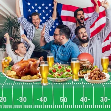 Football Tablecloth 3-Pack for Ultimate Game Day Decor