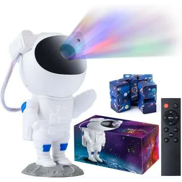 Astronaut Light Projector for Kids - Galaxy Night Light