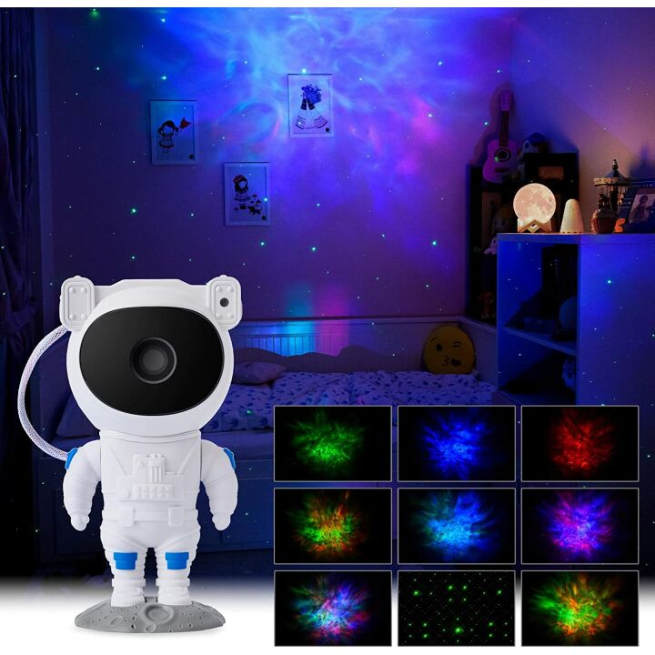 Astronaut Light Projector for Kids - Galaxy Night Light
