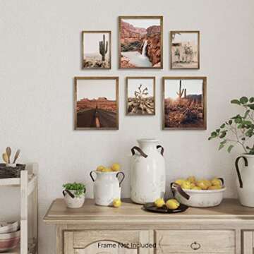 Rustic Farmhouse Bathroom Poster - Western Decor