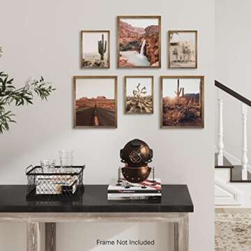 Rustic Farmhouse Bathroom Poster - Western Decor