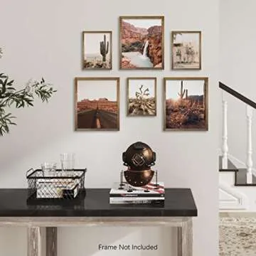 Rustic Farmhouse Bathroom Poster - Western Decor