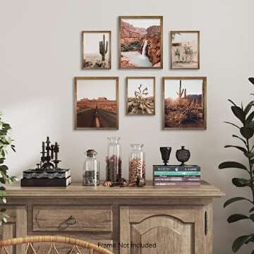 Rustic Farmhouse Bathroom Poster - Western Decor