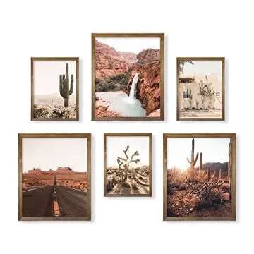 Rustic Farmhouse Bathroom Poster - Western Decor