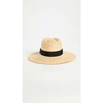 Brixton Women's Joanna Straw Hat, Honey, Tan, S
