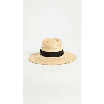 Brixton Women's Joanna Straw Hat, Honey, Tan, S