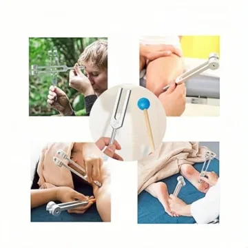 Vemise 128 Hz Tuning Fork Set for Mindful Meditation