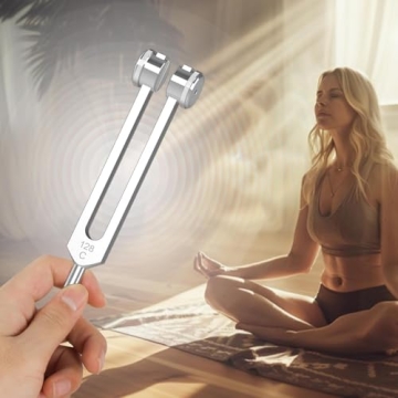 Vemise 128 Hz Tuning Fork Set for Mindful Meditation
