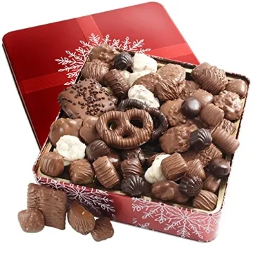 Delightful Holiday Chocolate Gift Basket - 2+ lbs of Treats!