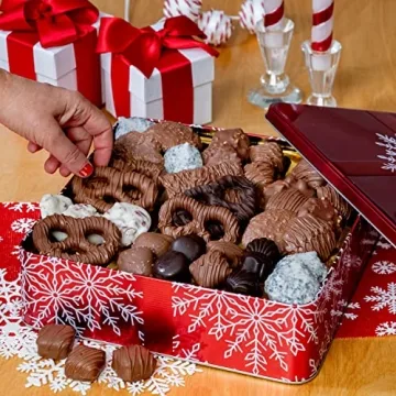 Holiday Chocolate Gift Basket - 2 lbs of Sweets