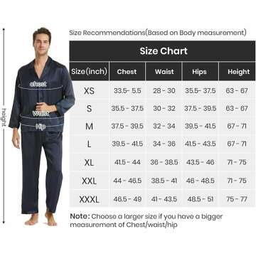 Luxury Men's Silk Pajamas Set - 22 Momme Sleepwear