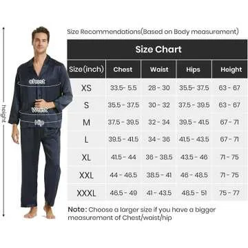 Luxury Men's Silk Pajamas Set - 22 Momme Sleepwear